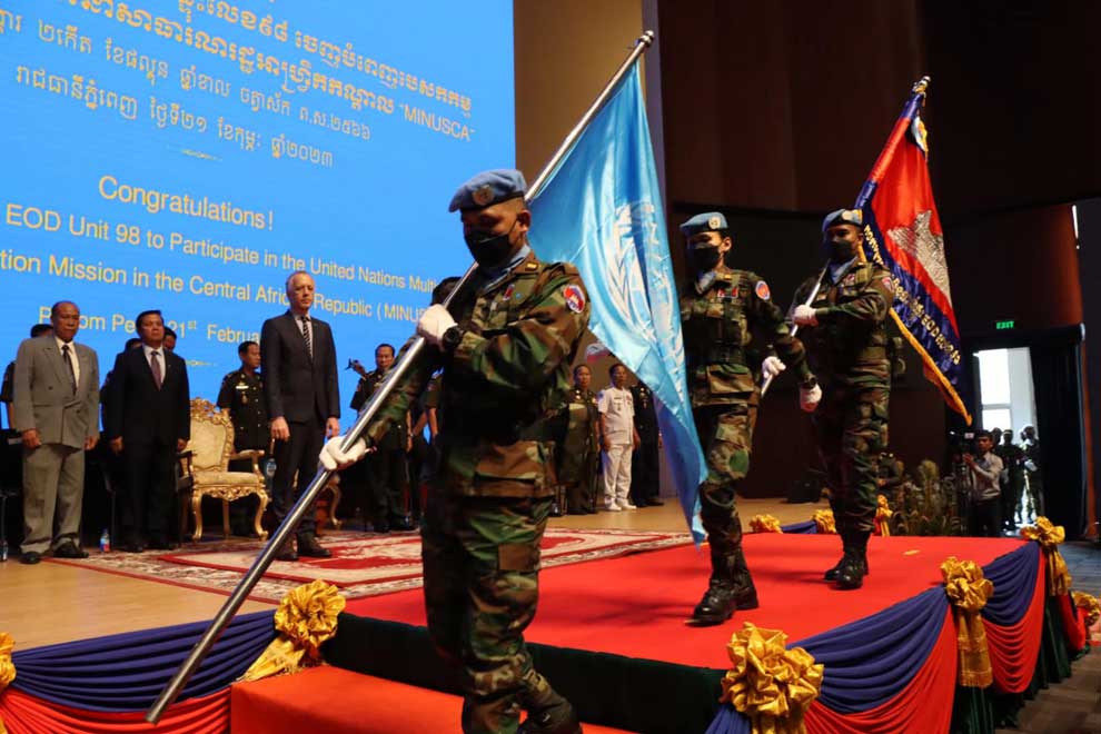 First woman-led unit’s troops off to UN mission | The Phnom Penh Post