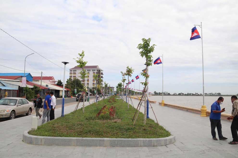 Svay Rieng town opening new riverside landscaping Phnom Penh Post