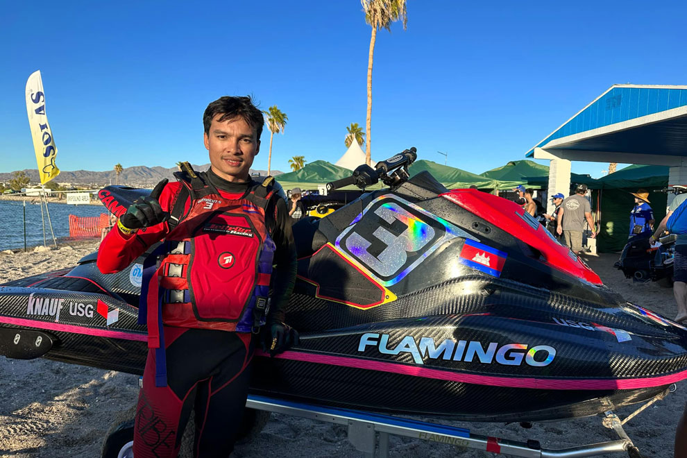 Cambodian jet skiers dominate world series with nine medal show Phnom